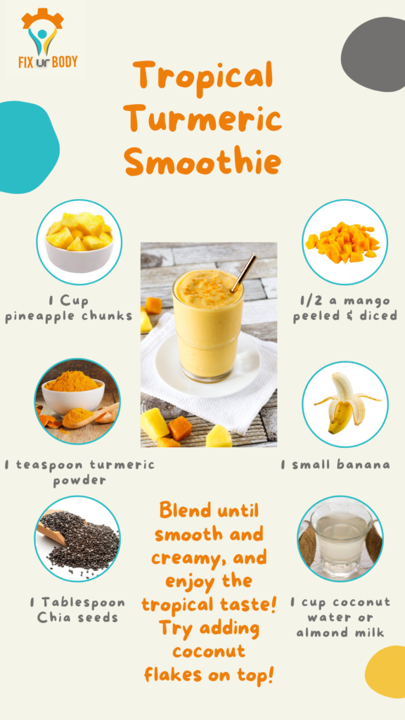 Tropical Turmeric Smoothie